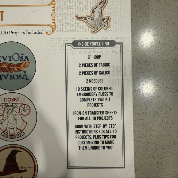 Brand NEW Harry Potter Embroidery Kit - Picture 3 of 10